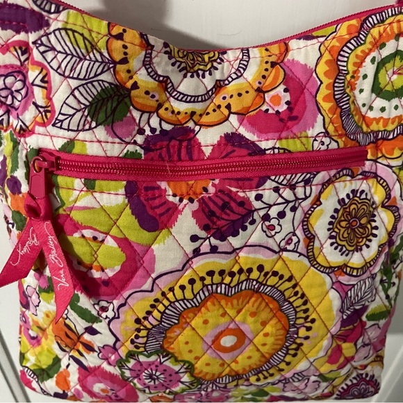 Vera Bradley Vibrant Floral Quilted Shoulder Bag - Picture 3 of 7